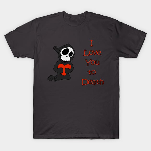 I Love You To Death Red T-Shirt by Ferrell